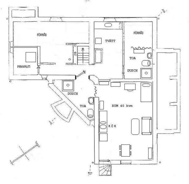 Källarplan - ingår ej i husuthyrning